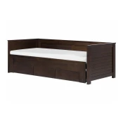 Postelja Berwyn 607 (Rjava) Enojne, Rjava, 90x200, MDF plošča, Posteljno dno, 99x208x72cm