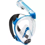 Cressi Duke Dry Full Face Mask Clear/Blue M/L