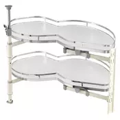 VEVOR Organizator za kotno omaro z desnim odpiranjem 850x490x780 mm nastavljiv