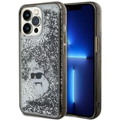 Karl Lagerfeld KLHCP13LLKCNSK iPhone 13 Pro 6.1 transparent hardcase Liquid Glitter Choupette (KLHCP13LLKCNSK)