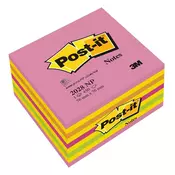 Samoljepljiva bilježnica 3M Post-it LP 2028NP 76x76 mm lizalica ružičasta 450 listića 12621