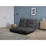 Livetastic ZOFA S POSTELJNO FUNKCIJO, črna tekstil