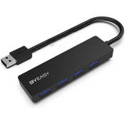 E-GREEN USB 3.0 - HUB 4port USB 3.0 crni