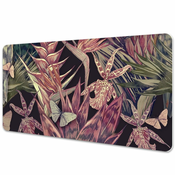 Decormat Podloga za pisalno mizo Ptice in listi 100x50 cm