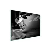 shumee Steklena zaščita za kuhalno ploščo 70x52 Coffee
