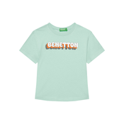 United Colors Of Benetton Majica 3I1XG10HT Zelena Regular Fit