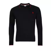 U.S. POLO ASSN. Majica  rdeča / črna