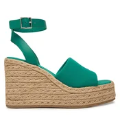 Espadrile Calvin Klein Wedge Espad 70 Neopr Mg HW0HW03014 Zelena