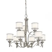 Elstead Lighting Elstead Lacey Lestenec z 9 lučmi, antikni kositer, E14, (22099746)