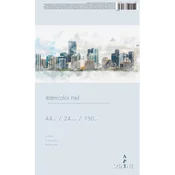 Blok za akvarel skice CREATIVE A/4 190 g 24 lista 75319