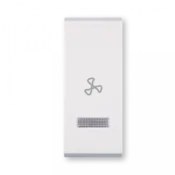Aling Taster 65425.0, ventilatora 1M sa indikacijom, Beli