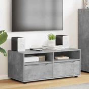 TV ormar Betonski sivi 100 x 48 x 43 cm Konstruirano drvo