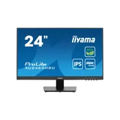 IIYAMA Monitor ProLite XU2463HSU-B1, IPS FHD, 100Hz, USB, Crni