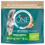 750 g/1,4 kg PURINA ONE po posebni ceni! - Indoor Formula 1,4 kg