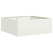 Vidaxl Sadilnik Bela 80x80x30 cm Jeklo