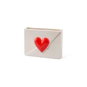 Fluid Market dekorativna vaza Heart 16,5 cm