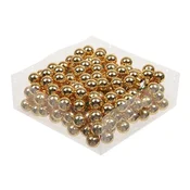 Rayher. Božični balončki, 2cm, svetleče zlati, set 12