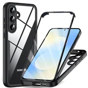 Hibridni Full body ovitek Techsuit ColorVerse 360 za Samsung Galaxy S25 FE - black