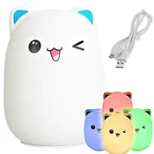 Otroška nočna lučka LED CAT kabel USB
