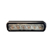 TruckLED LED opozorilna lučka 6xLED, 12W, oranžna, 3 načini, 12/24V, IP67 [LW0032-ALR-1]
