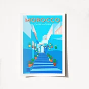 Wallity Poster Morocco-1980, 42x59,4 cm
