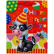 Darilna vrečka Happy Birthday - 26 x 32 cm