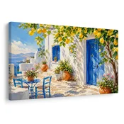 Slika sredozemski kotiček z limonovcem - 30x20