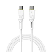 USB-C v USB-C kabel WIWU C034 s PD3.0 polnjenjem 60W in prenosom podatkov - 1,2 m - bel