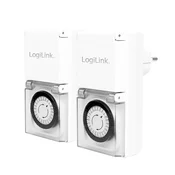 Logilink mehanički prekidač s tajmerom, IP44, za vanjsku montažu, 2 komada