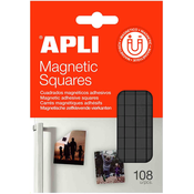 Samolepilni kvadratki, magnetni, 108 kosov/paket, dvostranski, APLI
