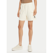Champion Športne kratke hlače 118024 Écru Standard Fit