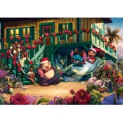 Schmidt - Puzzle Thomas Kinkade: Disney Dreams Collection - Lilo and Stitch Aloha Christmas - 1 000 dijelova