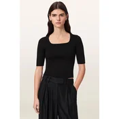 AllSaints pletena ženska majica z viskozo CRUZ HALLY TOP
