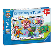 Ravensburger - Puzzle 2x12 Paw Patrol - 40 - 80 kosov