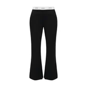 Calvin Klein Jeans Hlače črna/bela