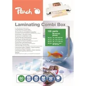 Peach Laminiranje Combi Box 100, laminirna folija 20 kosov A4, 20 kosov A5, 20 kosov A6, 40 kosov vizitk, 80 mic