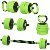 Homestar Set uteži 4 v 1 nastavljiv 20 kg zelena