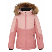 Girls winter waterproof jacket Hannah LEANE JR mellow rose/rosette