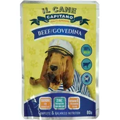 IL GATTO CAPITANO Hrana za pse, Govedina, 80g
