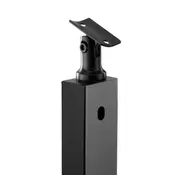 VEVOR Stolpec za kabelsko ograjo 36x2x2 cm črne barve