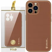 Dux Ducis Yolo ovitek za iPhone 14 Pro, rjav