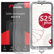 Novo kaljeno steklo Screen Samurai za Samsung Galaxy S25+ z okvirjem Easy Fit | 2-paket