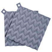 Podstavek za lonec HOLD-ON 19 cm, set 2 kosov, temno modra, silikon, RIG-TIG