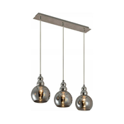 Luster na sajli AKSO 3xE14/40W/230V matni hrom