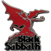 Black Sabbath Logo & Daemon Odznak 30 x 32 mm
