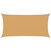 Vidaxl Senčno jadro 160 g/m2 pravokotno peščeno 2,5x5 m HDPE