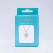 Argento ogrlica Detelina cirkon