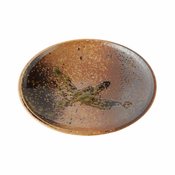 Krožnik za predjed WABI SABI, 19 cm, rjava, keramika, MIJ