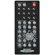 General SHARP 92L34900010101 - compatible General-branded remote control