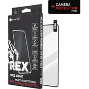 Sturdo Rex celotno kaljeno steklo + zaščita kamere za Samsung Galaxy S22 Plus - črno